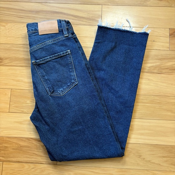 Citizens of Humanity Florence Jeans Womens Sz 24 Wide Straight Leg